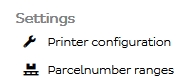 Printer configuration